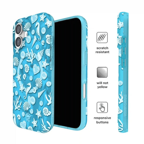 Aquamarine Holo iPhone Case