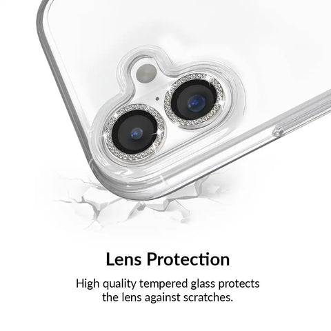 Crystal Glam Camera Lens Protector for iPhone