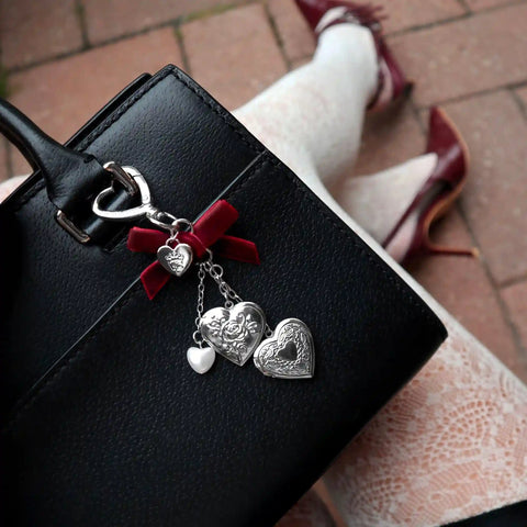Vintage Locket Bag Charm