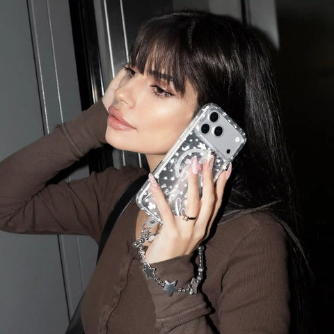 Chrome Stars Phone Charm