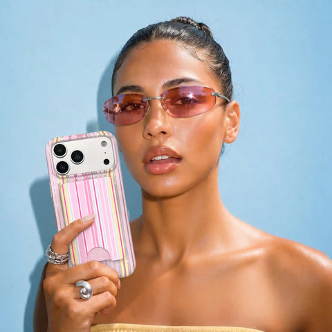 Sunkissed Stripes Glitter MagSafe Wallet