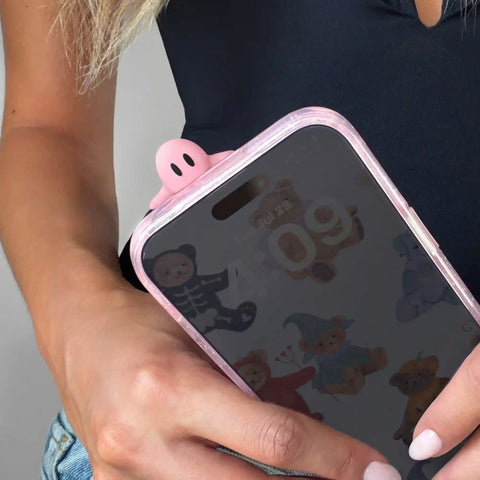 Pink Ghosted Phone Hugger