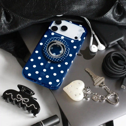 Midnight Polka Dot MagSafe Grip Ring