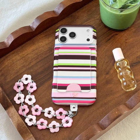 Sweet Treat Stripes MagSafe Wallet