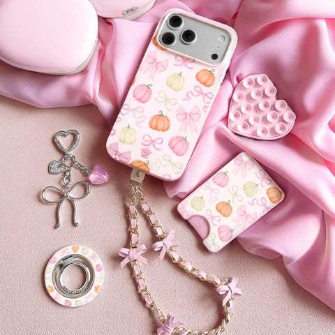 Pink Pumpkin Princess MagSafe Wallet