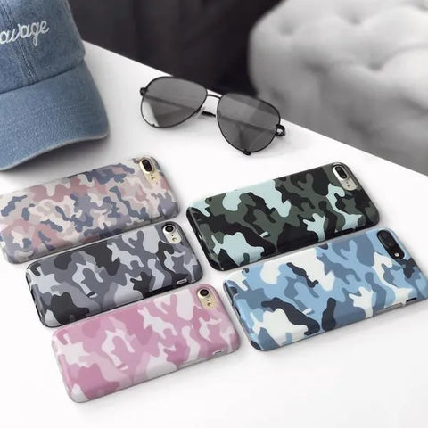 Gray Camo iPhone Case