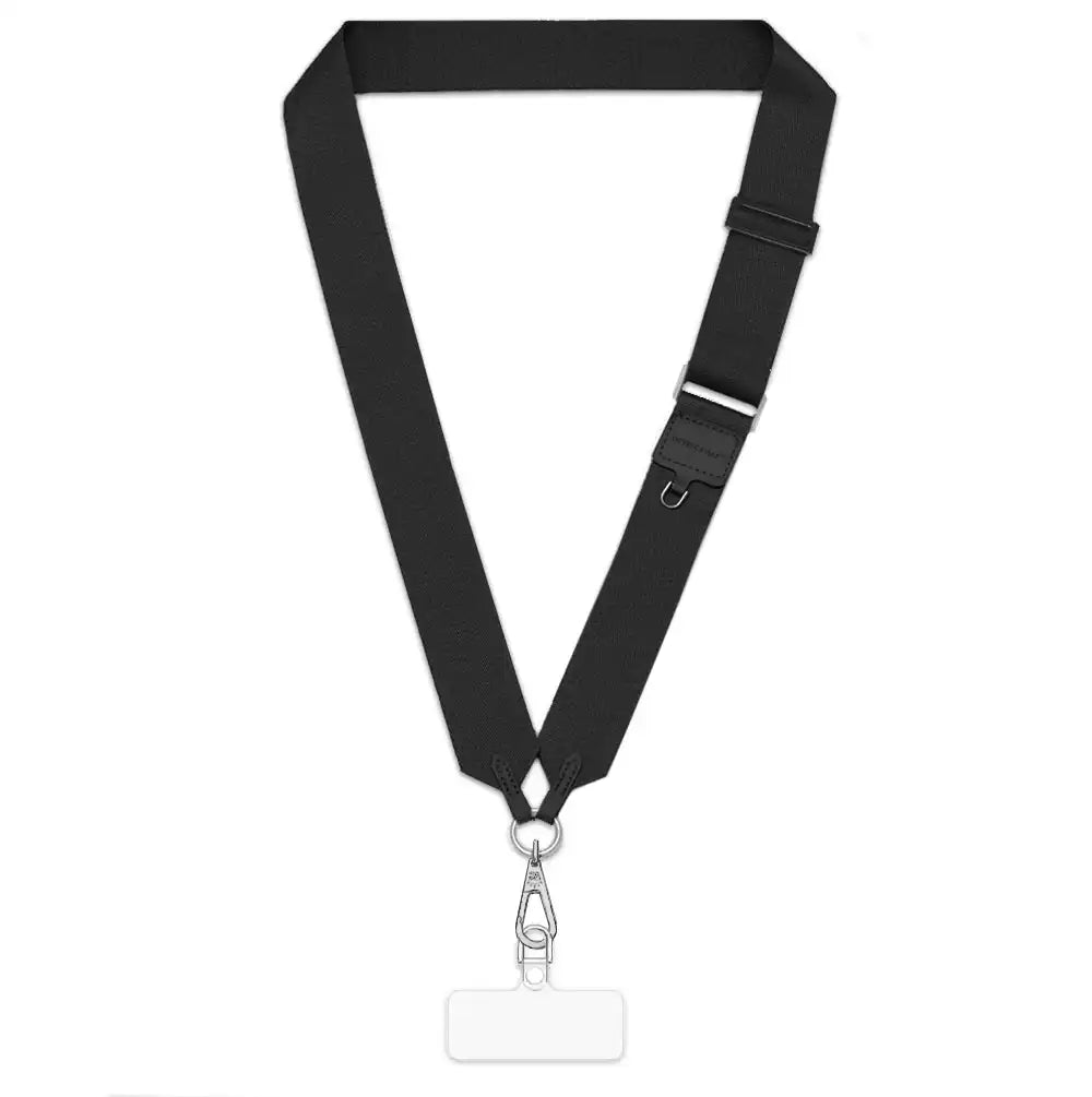 Black Utility Phone Crossbody Strap
