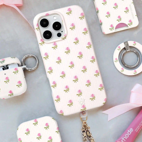 Pink Peony Floral iPhone Case