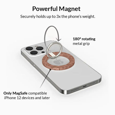 Chocolate Leopard MagSafe Grip Ring