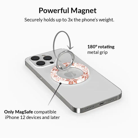Cozy Chai Sweater MagSafe Grip Ring