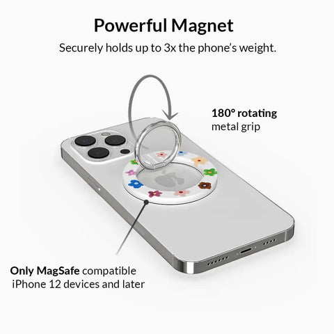 Flower Power MagSafe Grip Ring