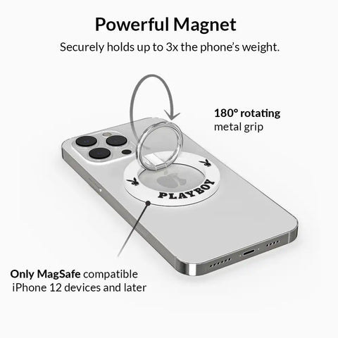 Playboy White Bunny MagSafe Grip Ring