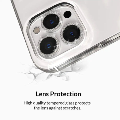 Crystal Glam Camera Lens Protector for iPhone