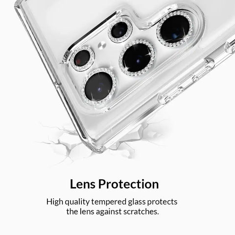 Crystal Glam Camera Lens Protector for Samsung