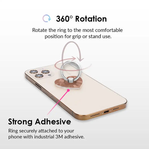 Chocolate Leopard Phone Ring