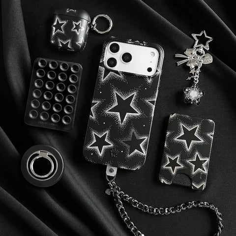 Chrome Stars AirPod Case