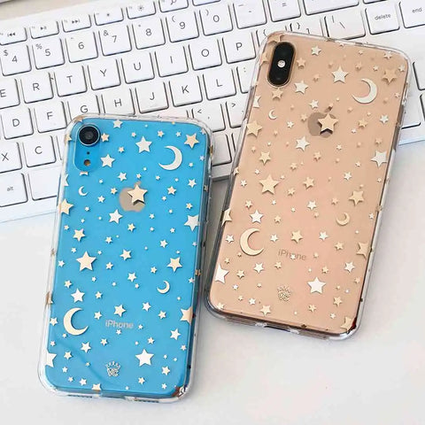 Starry Night Clear iPhone Case