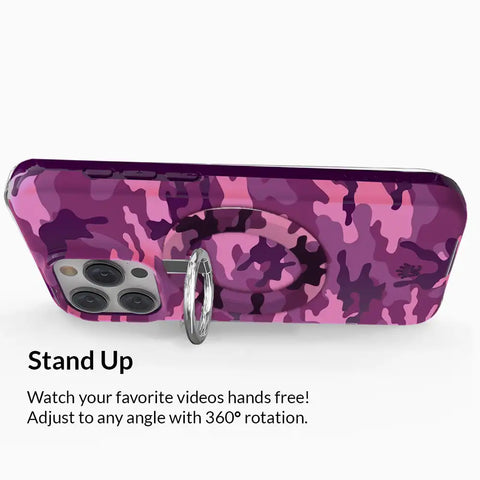 Magenta Camo MagSafe Grip Ring