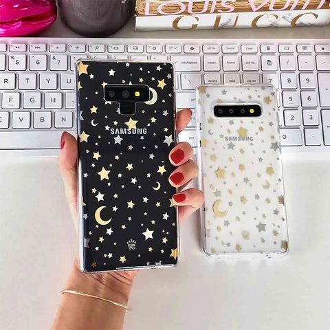 Starry Night Clear Samsung Case