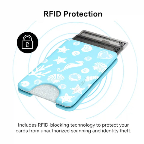 Aquamarine Holo MagSafe Wallet