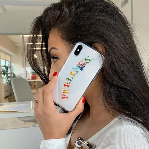 Feelings Clear iPhone Case