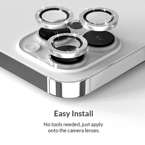 Crystal Glam Camera Lens Protector for iPhone