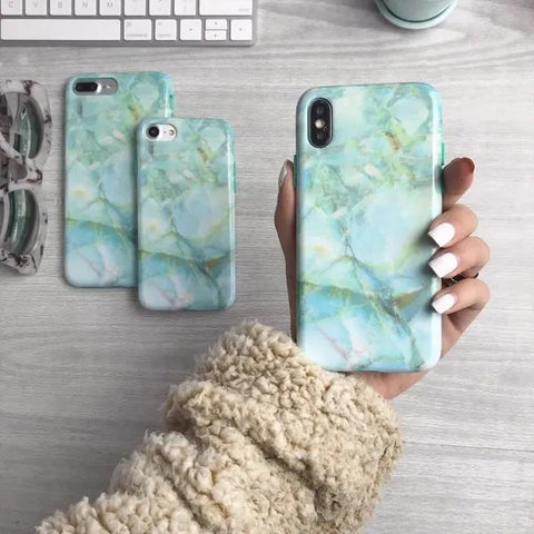 Jade Marble iPhone Case