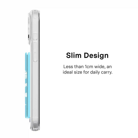 Aquamarine Holo MagSafe Wallet