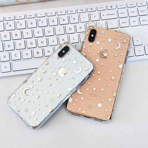Starry Night Clear iPhone Case