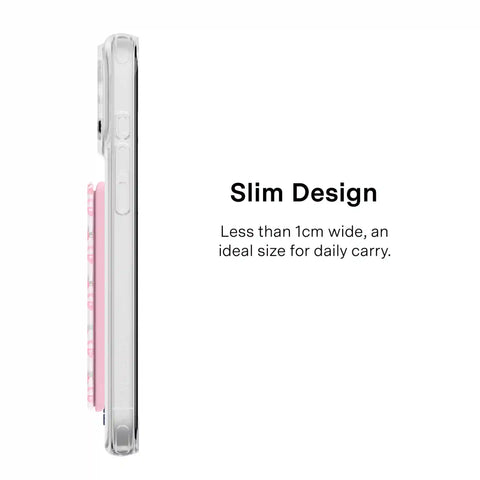 Lovely Pink Bows MagSafe Wallet
