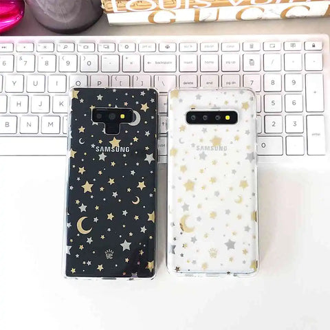 Starry Night Clear Samsung Case