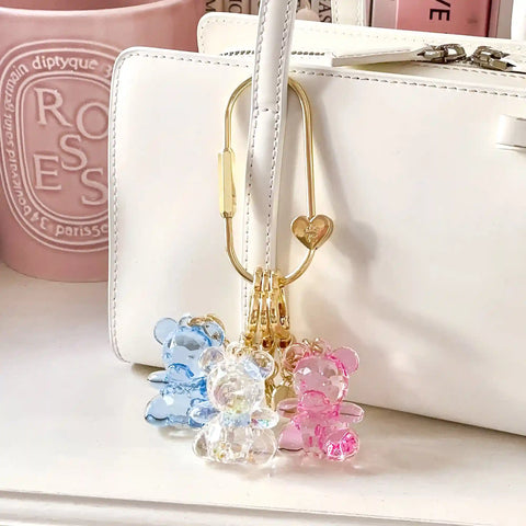 Pink Teddy Bag Charm