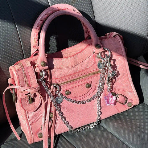 Small Silver Bag Chain