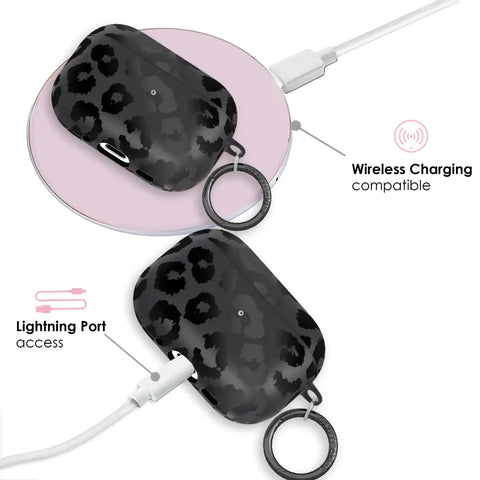Black Leopard AirPod Case