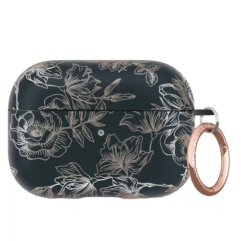 Floral Chrome Airpods Case