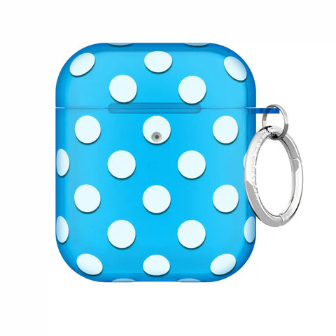Aquamarine Polka Dot  AirPod Case