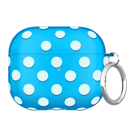 Aquamarine Polka Dot  AirPod Case