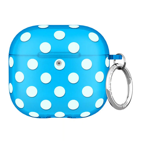 Aquamarine Polka Dot  AirPod Case