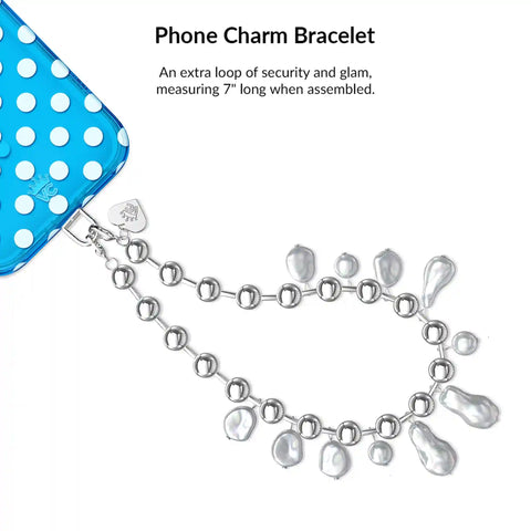 Aquamarine Polka Dot iPhone Bundle Set
