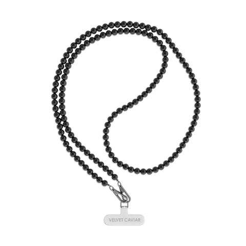 Black Pearl Phone Crossbody Strap
