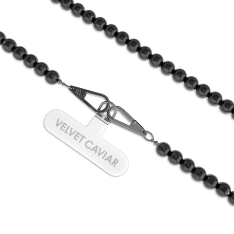 Black Pearl Phone Crossbody Strap