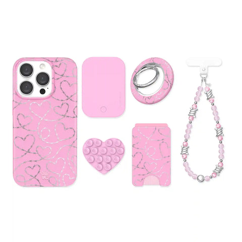 Barbed Wire Chrome Hearts iPhone Bundle Set