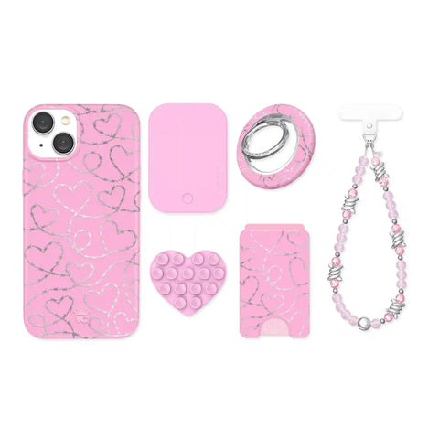 Barbed Wire Chrome Hearts iPhone Bundle Set