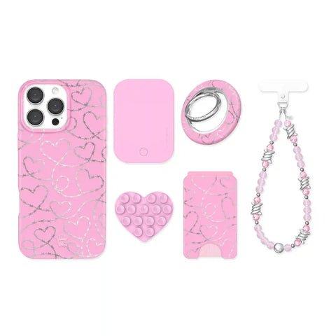 Barbed Wire Chrome Hearts iPhone Bundle Set