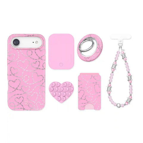 Barbed Wire Chrome Hearts iPhone Bundle Set