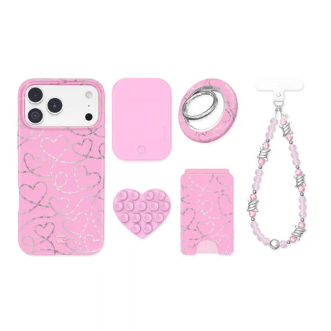 Barbed Wire Chrome Hearts iPhone Bundle Set