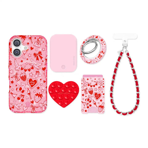 Be Mine Glitter iPhone Bundle Set
