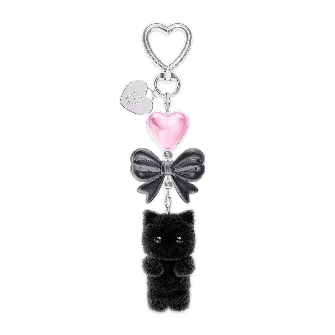 Black Cat Bag Charm