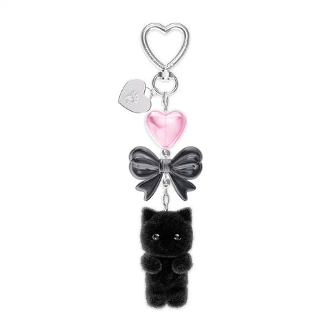Black Cat Bag Charm