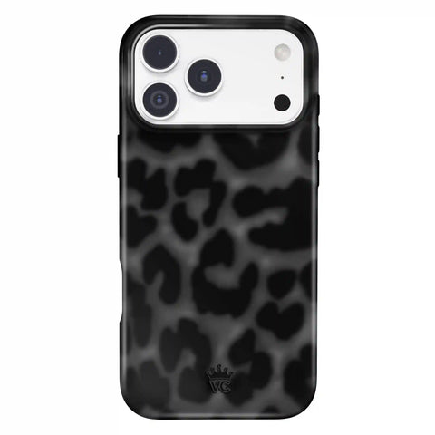 It Girl Black Leopard iPhone Case
